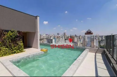 Studio com 1 dormitório à venda, 24 m² por r$ 375.000 - república - são paulo/sp