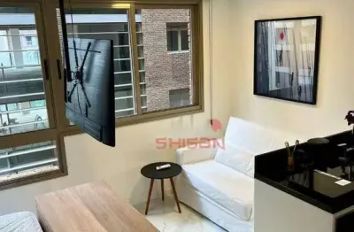 Apartamento com 1 dormitório à venda, 25 m² por r$ 610.000,00 - pinheiros - são paulo/sp