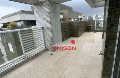 Penthouse com 2 dormitórios para alugar, 145 m² por r$ 10.403/mês - jardim da glória - são paulo/sp