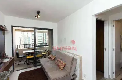 Apartamento em andar alto com 31m² próximo do metro eucaliptos e moema