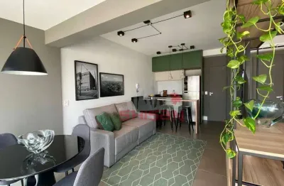 Studio para alugar mobiliado, com 40m² e 1 vaga na chácara klabin