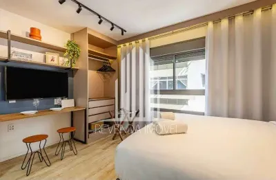 Apartamento à venda no paraíso no condomínio athos, paraíso - são paulo 1 quarto, 1 banheiro, 21m² em são paulo-sp!