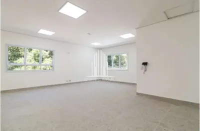 Sala comercial para locação em interlagos, são paulo-sp: 1 sala, 1 banheiro, 2 vagas de garagem, 34m² de área.