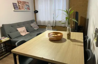Apartamento à venda em santo andré-sp na vila valparaíso: 2 quartos, 2 salas, 1 banheiro, 2 vagas de garagem, 60,00 m².