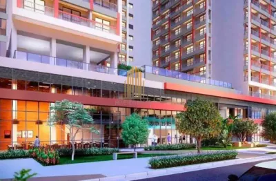 Condomínio Zip Blooklin na Vila Cordeiros, Studio Residencial de 24m² com varanda, sem vaga.