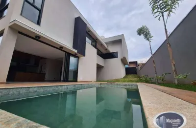 Casa com 3 dormitórios à venda, 318 m² por r$ 2.850.000,00 - alphaville - ribeirão preto/sp
