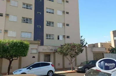 Aluga - edifício blue paradaise - apartamento com 02 quartos, sendo 01 suite - total  80m² - jardim são luiz - ribeirão preto/sp