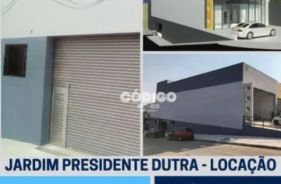 Galpão para alugar, 170 m² por r$ 4.090,00/mês - jardim presidente dutra - guarulhos/sp