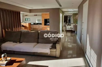 Apartamento com 4 dormitórios à venda, 182 m² por r$ 2.100.000,00 - vila rosália - guarulhos/sp