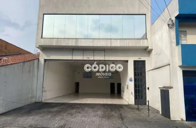 Salão para alugar, 200 m² por r$ 8.305,00/mês - jardim santa clara - guarulhos/sp
