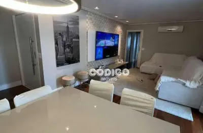 Apartamento com 3 dormitórios para alugar, 134 m² por r$ 8.700,00/mês - vila augusta - guarulhos/sp