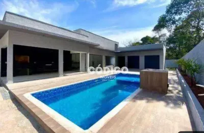 Chácara com 3 dormitórios à venda, 711 m² por r$ 850.000,00 - estância santa maria do portão - atibaia/sp