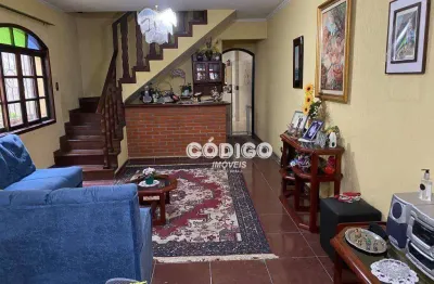 Sobrado com 4 dormitórios à venda, 80 m² por r$ 800.000,00 - jardim santa mena - guarulhos/sp