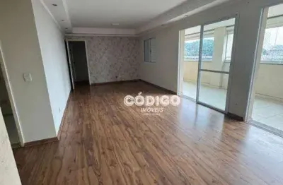 Apartamento com 3 dormitórios para alugar, 134 m² por r$ 6.287,20/mês - vila augusta - guarulhos/sp