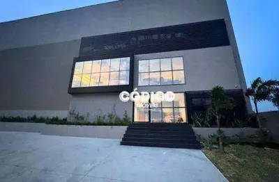 Galpão para alugar, 1700 m² por r$ 85.000,00/mês - portão - arujá/sp