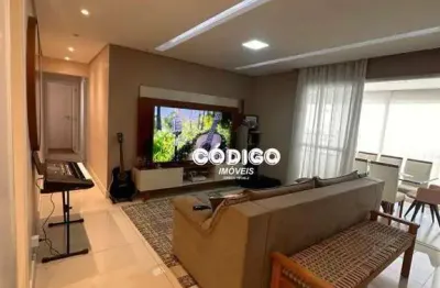 Apto condomínio supera com 3 dorm, 128 m² - vila leonor - guarulhos/sp