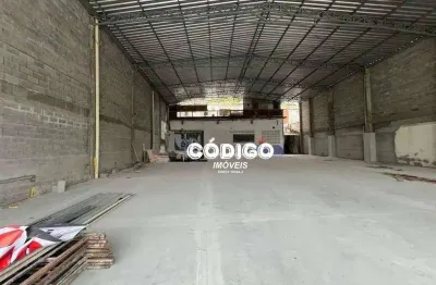 Galpão para alugar, 960 m² por r$ 38.000/mês - vila augusta - guarulhos/sp