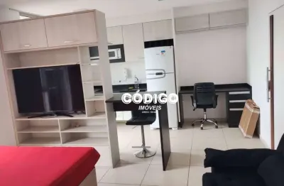 Studio mobiliado para alugar, 37 m² por r$ 3.200/mês - vila augusta - guarulhos/sp
