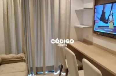 Studio mobiliado para alugar, 38 m² por r$ 3.500/mês - vila augusta - guarulhos/sp