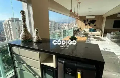 Apartamento com 3 dormitórios à venda, 169 m² por r$ 2.525.000 - jardim santa mena - guarulhos/sp