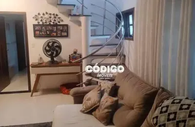 Sobrado com 3 dormitórios à venda, 160 m² por r$ 720.000 - jardim terezópolis - guarulhos/sp