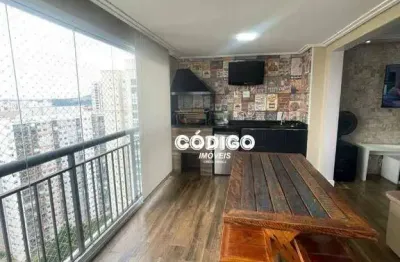 Apartamento com 2 dormitórios para alugar, 83 m² por R$ 5.719/mês - Jardim Flor da Montanha - Guarulhos/SP