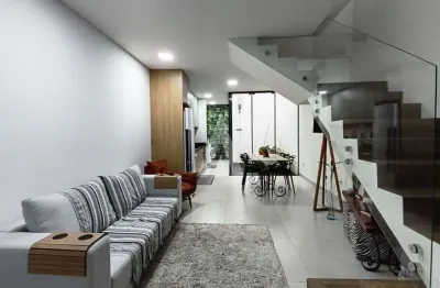 Sobrado geminado 2 suítes no santo antônio - semi mobiliado por r$ 485.000,00