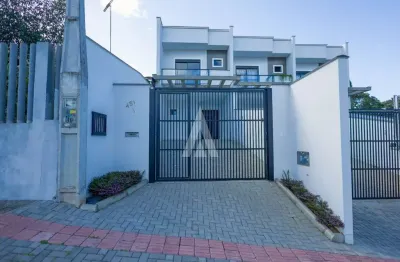 Sobrado geminado com 1 suíte(s) mais 2 quarto(s) à venda no bairro bom retiro em joinville, por r$ 850.000.00.