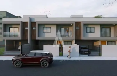 Sobrado geminado com 1 suíte mais 2airro costa e silva em joinville - sc por r$ 800.000,00 quartos à venda no b