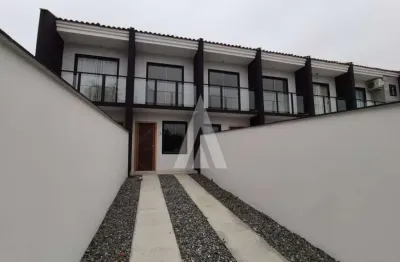 Sobrado geminado no vila nova com 2 quartos , por r$ 305.000,00 - joinville - sc