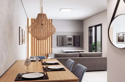 Apartamento à Venda com 62,39m², 2 dormitórios (1 suíte), 2 banheiros, sala, cozinha, área de servço, 2 vagas, Santo André, SP