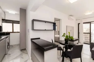 Alugue e viva com estilo no coração do itaim bibi! apartamento de 42m² com suíte e vaga.