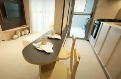 The one chácara santo antônio, apartamento de 52m² com 2 dormitórios, 1 suíte, 1 vaga.