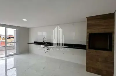 Cobertura à venda em santo andré-sp, vila linda: 2 quartos, 1 sala, 2 banheiros, 1 vaga, 124m². venha conferir!