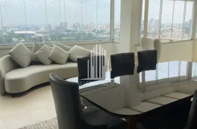 Apartamento de alto padrão no centro de santo andré-sp: 4 quartos, 3 suítes, 5 banheiros, 3 vagas de garagem - 277,81m² de luxo!