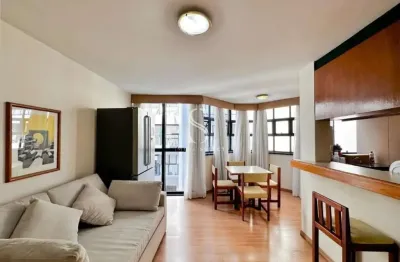 EDIFICIO BADEN SERVICE, CAMPO BELO- APARTAMENTO DE 54m² COM 1 DORMITÓRIO , 1 BANHEIRO E 1 VAGA Á VEN