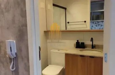 Condomínio Go Platô, Pompéia - Studio de 27m² com 1 dormitório, 1 banheiro e 1 sacada