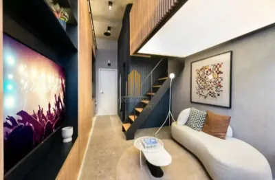 Condomínio moema signature - studio de 27m² com dormitório, banheiro e varanda.