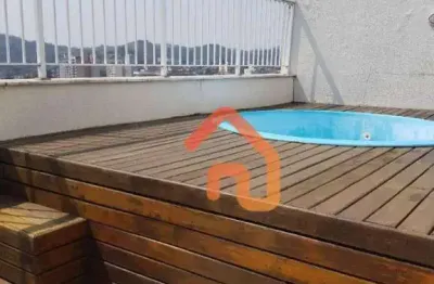 Excelente cobertura duplex de 3 quartos fonseca!!!!