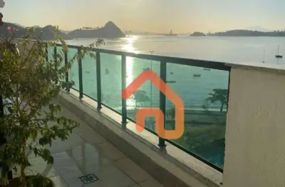 Cobertura linear vista mar com 3 quartos em charitas para venda