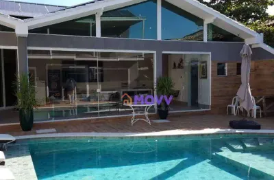 Casa com 5 dormitórios à venda, 400 m² por r$ 5.500.000,00 - camboinhas - niterói/rj