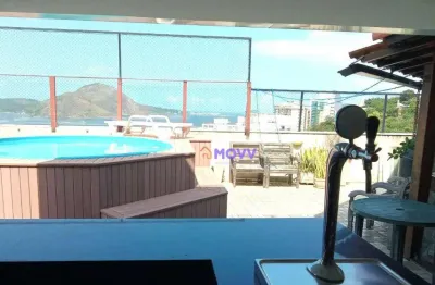 Cobertura à venda, 250 m² por r$ 1.500.000,00 - ingá - niterói/rj