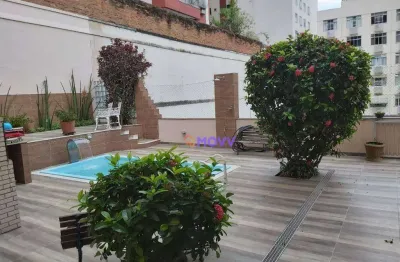 Excelente casa de 04 quartos na primeira quadra da praia de icaraí.