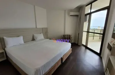 Apartamento quarto e sala mobiliado,  com todos serviços, garagem