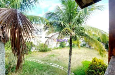 Primeira quadra da praia de piratininga - casa em dois terrenos de 3 quartos, suíte e 4 vagas à venda, 136 m², por r$ 2.100.000 - niterói/rj