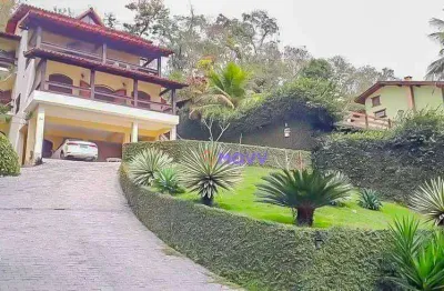 Casa de alto padrão, em condomínio fechado, com 4 suítes e área de lazer completa – pendotiba, niterói