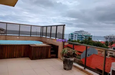 Cobertura com 3 quartos à venda, 219 m² por r$ 2.200.000 - praia de piratininga - niterói/rj