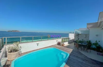 Cobertura à venda, 220 m² por r$ 2.650.000,00 - piratininga - niterói/rj