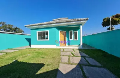Casa com 3 dormitórios à venda, 110 m² por r$ 590.000,00 - jardim atlântico oeste (itaipuaçu) - maricá/rj