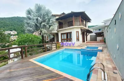 Casa com 3 quartos e piscina à venda, 258 m² por r$ 2.300.000 - 2 vagas - charitas - niterói/rj